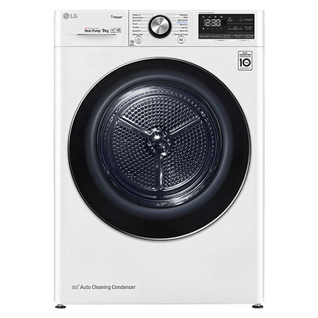 ภาพสินค้า เครื่องอบผ้า LG 9 กก. DUAL Inverter Heat Pump™ รุ่น RC90V9AV2W